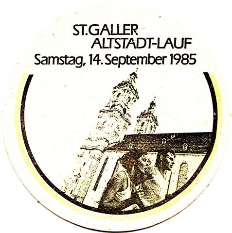 sankt gallen sg-ch stadt altstadtlauf 2ab (rund215-altstadtlauf 1985-schwarzgr�n)